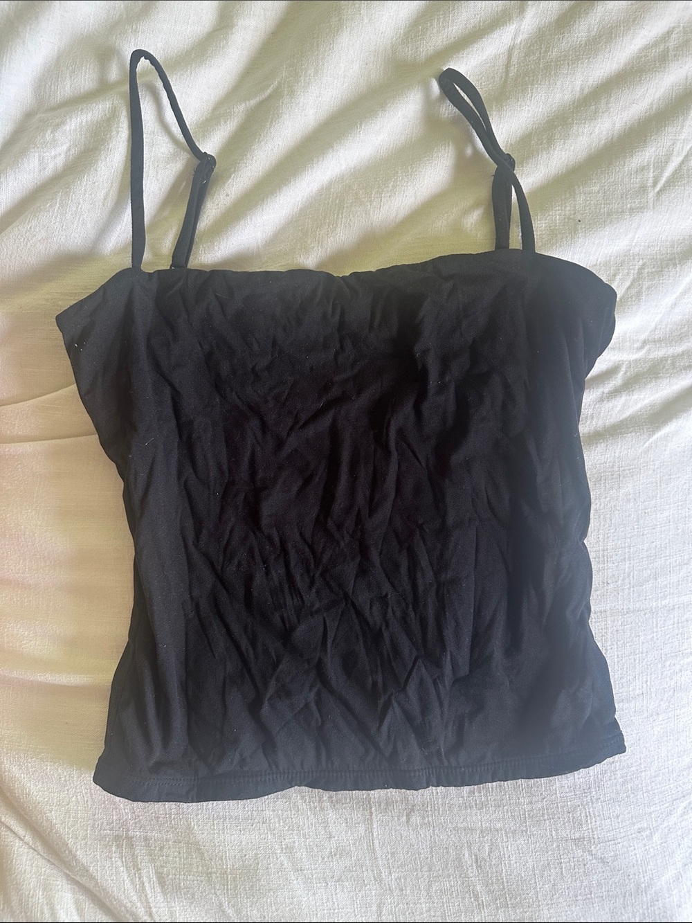 Women's Black Spaghetti-Strap Camisole